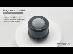 Sensor de movimiento de DALI 2 D4i PIR del dispositivo de entrada de HNS155DLPIR Zhaga book18