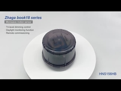 HNS156HB Zhaga book18 sensor de movimiento de la microonda de la supervisión del oscurecimiento y de la luz del día de 0-10v